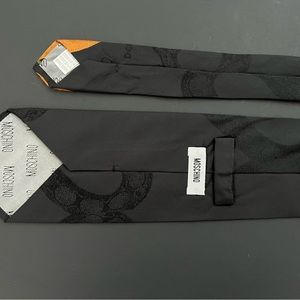 Pre-owned Moschino men silk tie